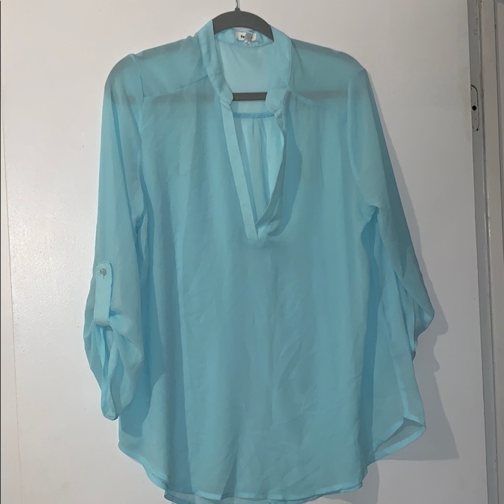 MWOT light aqua/ baby blue to size xxl